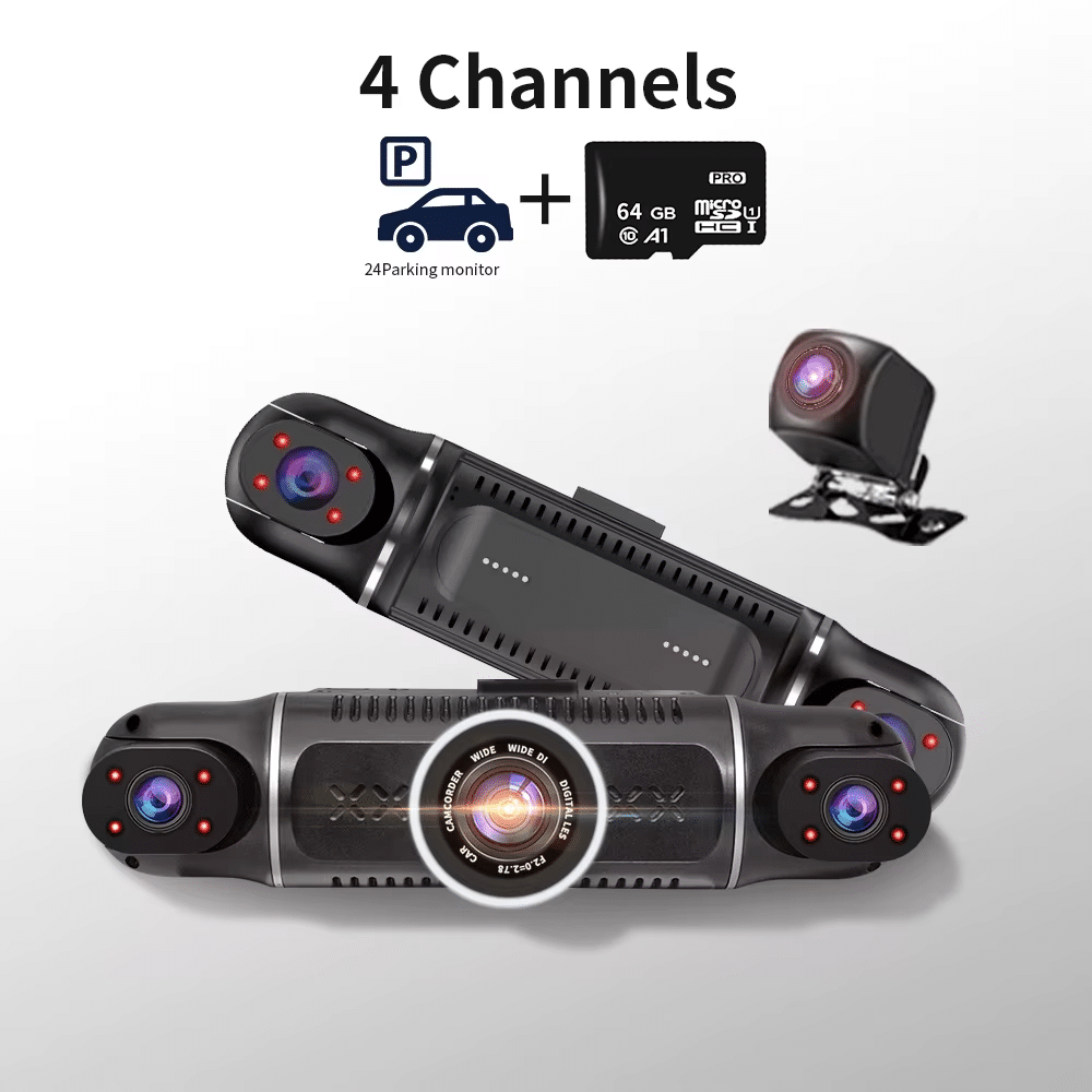 מצלמת דרך ואבטחה לרכב 360 גם כשהרכב כבוי 24/7