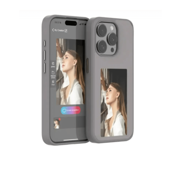 נרתיק טלפון חכם עם מסך הקרנה עשה זאת בעצמך ל IPHONE